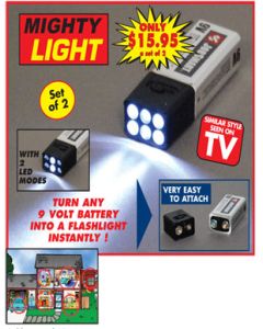 Lampes de poche Mighty Light - Ens. de 2