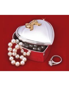 Coffre à bijoux en forme de cœur