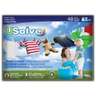 Nouvelles Feuilles de détergent à lessive USolve™ Parfum Frais - 48 brassées