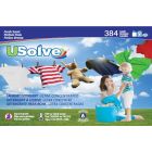 Feuilles de détergent à lessive USolve™ Parfum Frais - Super Lot de 384 Brassées (1 an)- Sans Plastique - Livraison Gratuite directement à votre porte