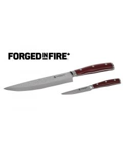Forged in Fire™ Knife As Seen on TV Stainless Steel Chef Knife and Paring Knife