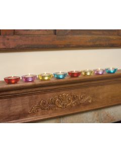 Set of 8 Jewel Tea Light Holders