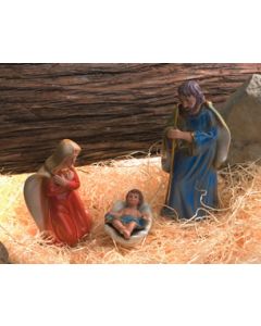 Glazed Nativity Figurines