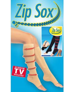 Zip Sox Zip-Up Compression Socks 1 Pair