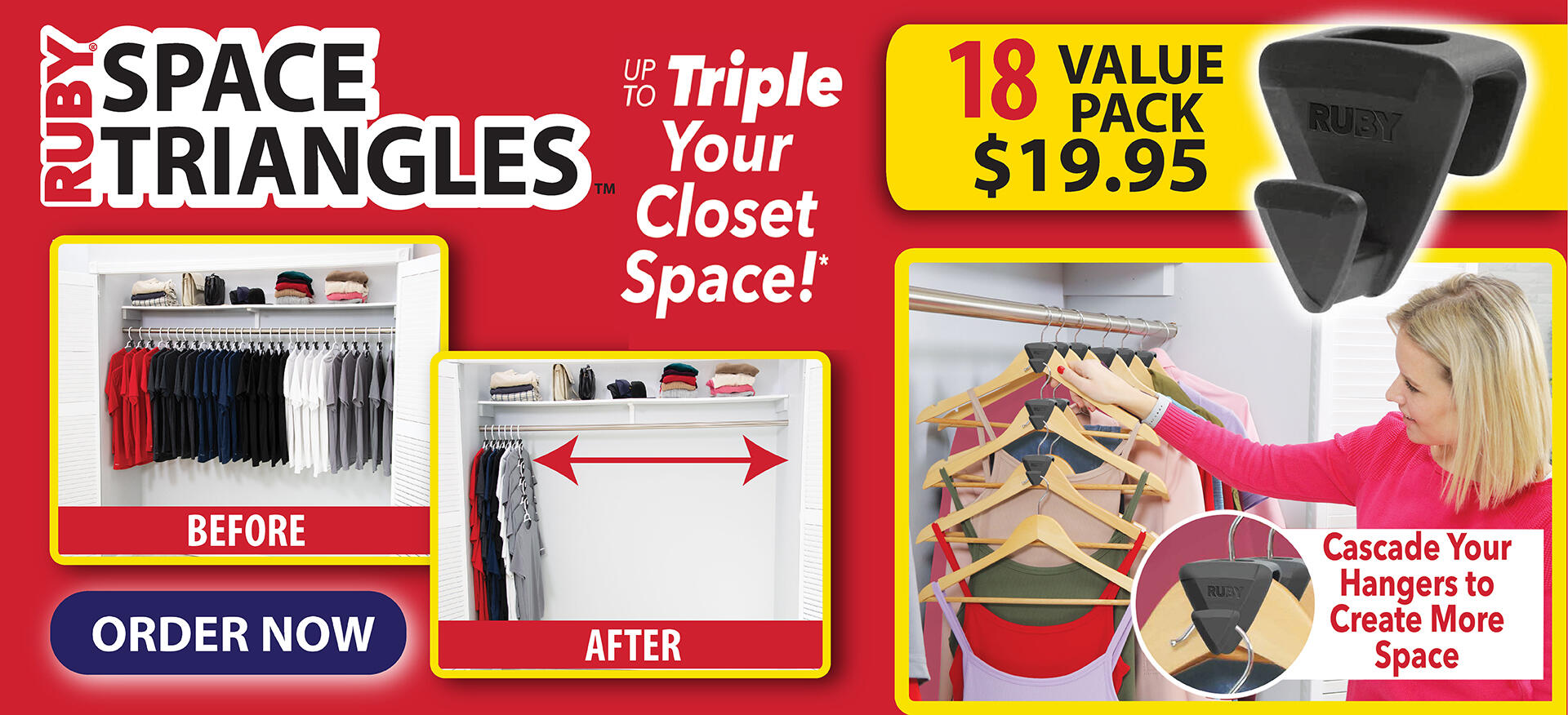 Ruby Space Saving Triangles