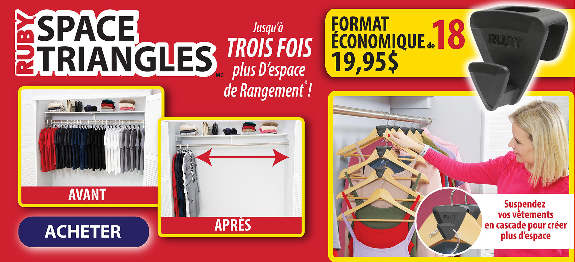 Triangles sauve Espace Ruby
