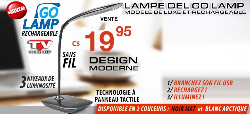 Lampe GoLamp Rechargeable