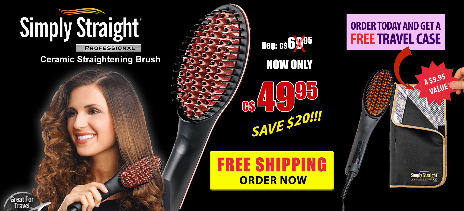 Simply Straight Pro Hair Brush