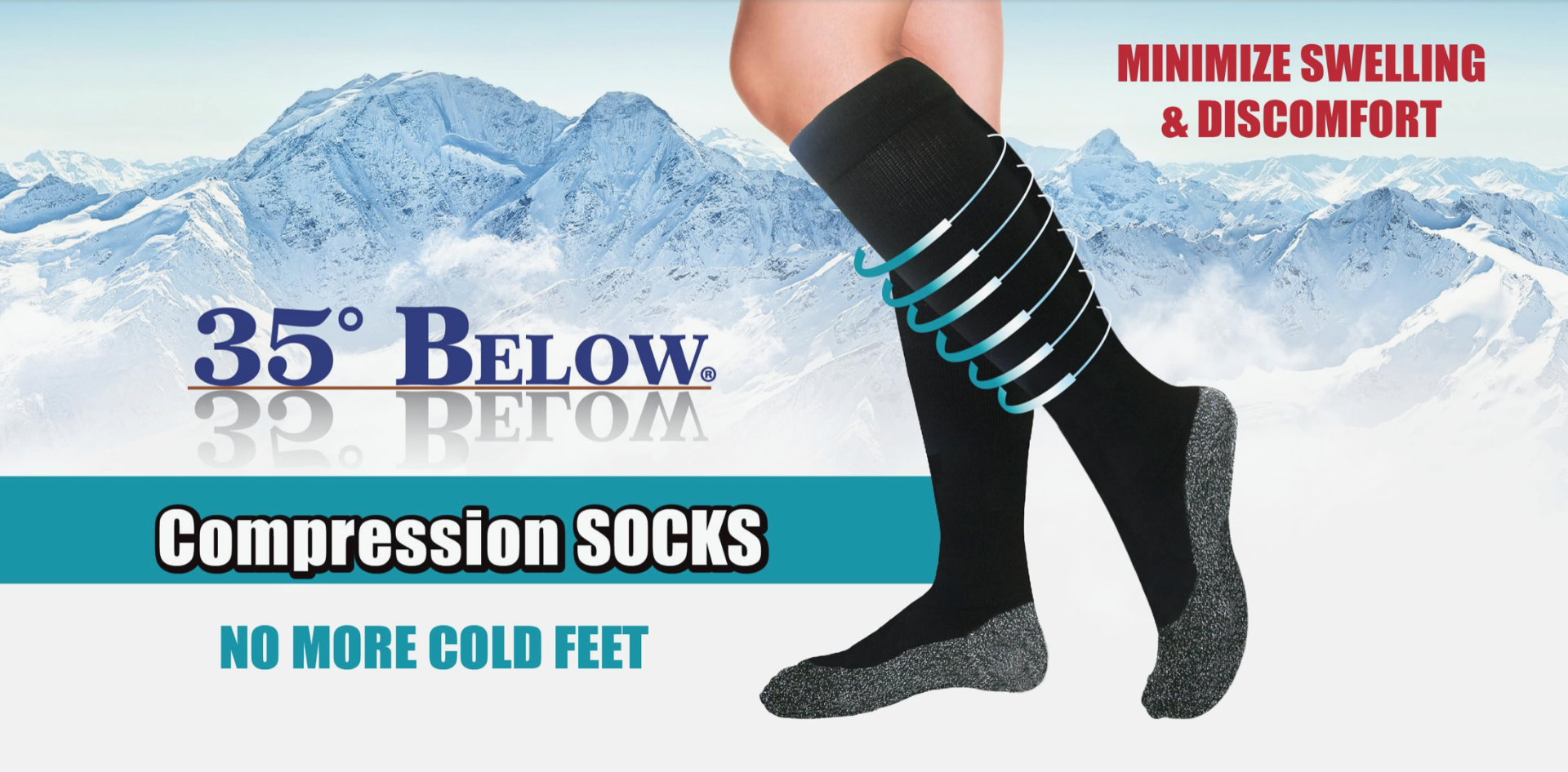 35 Below Compression Socks